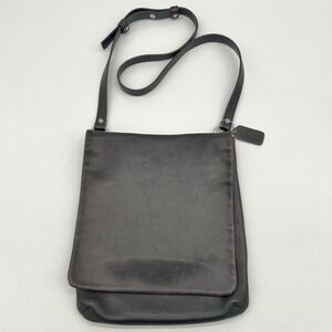 Y2K Coach Legacy Slim Messenger Bag E0P-9458 – Dark Chocolate Brown‎ Leather